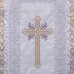 КО1036 Комплект погребальный с вышивкой "Крест с молитвой"